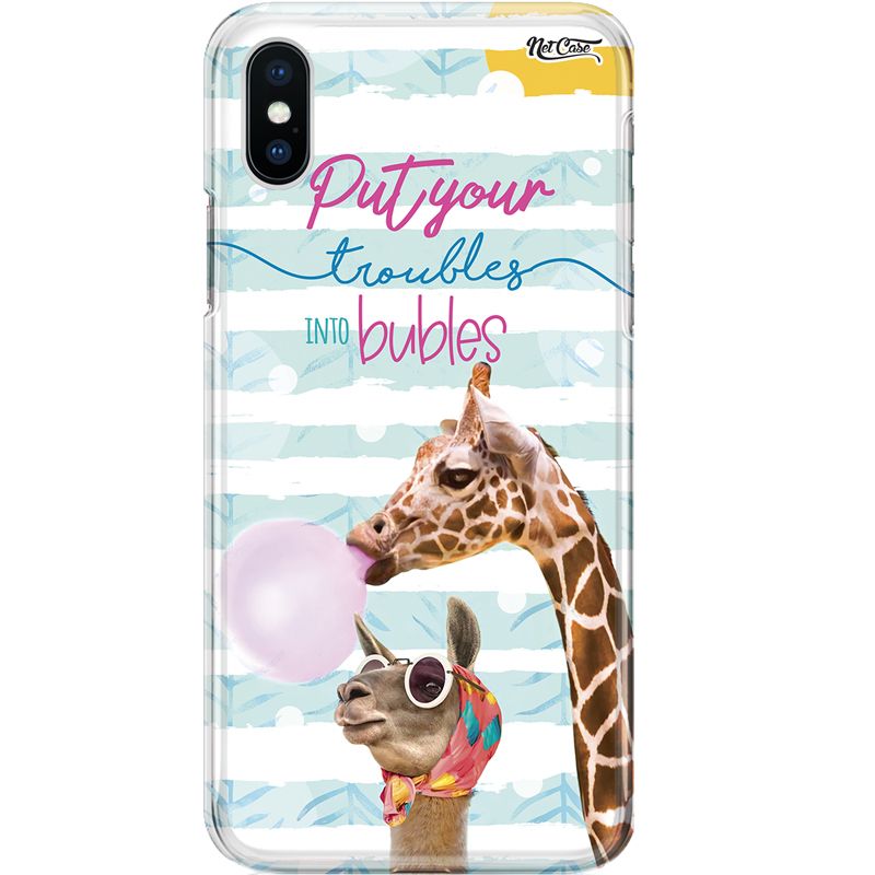 Capa Silicone NetCase Chapada Put Your Troubles Into Bubles