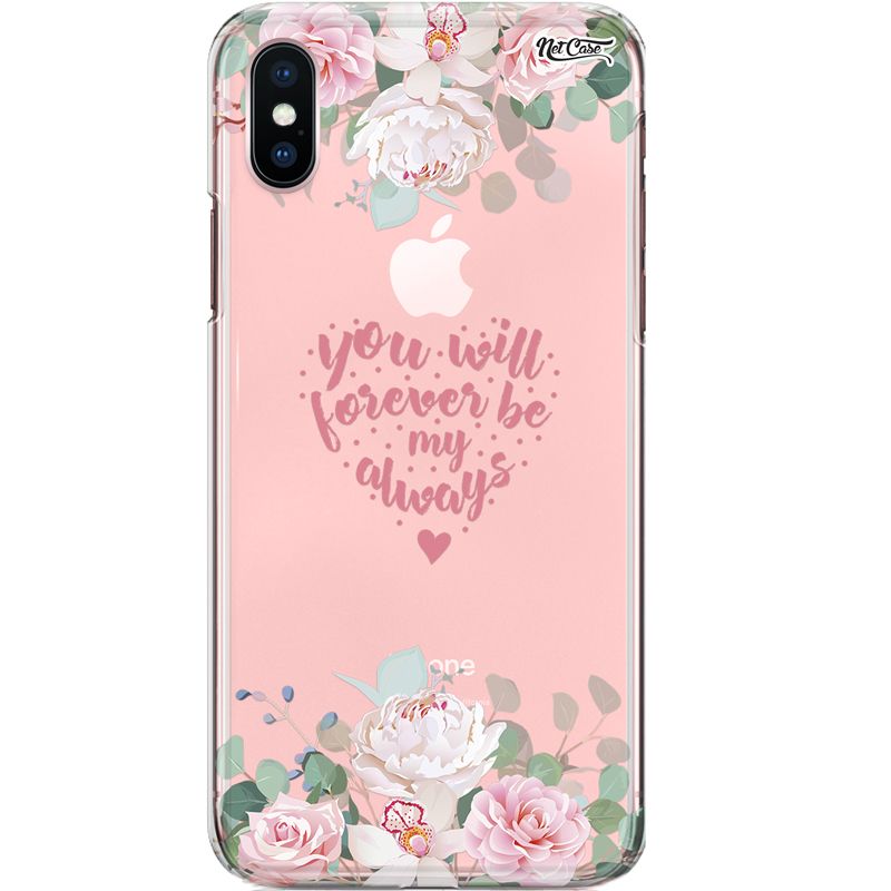 Capa Silicone NetCase Transparente You Will Forever Be My Always s2
