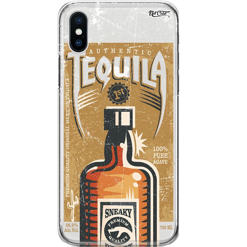Capa Silicone NetCase Transparente Authentic Tequila