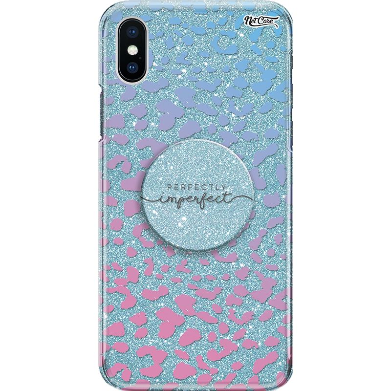 Capa Netcase Glitter + Pop 3in1 Azul - Perfectly Imperfect