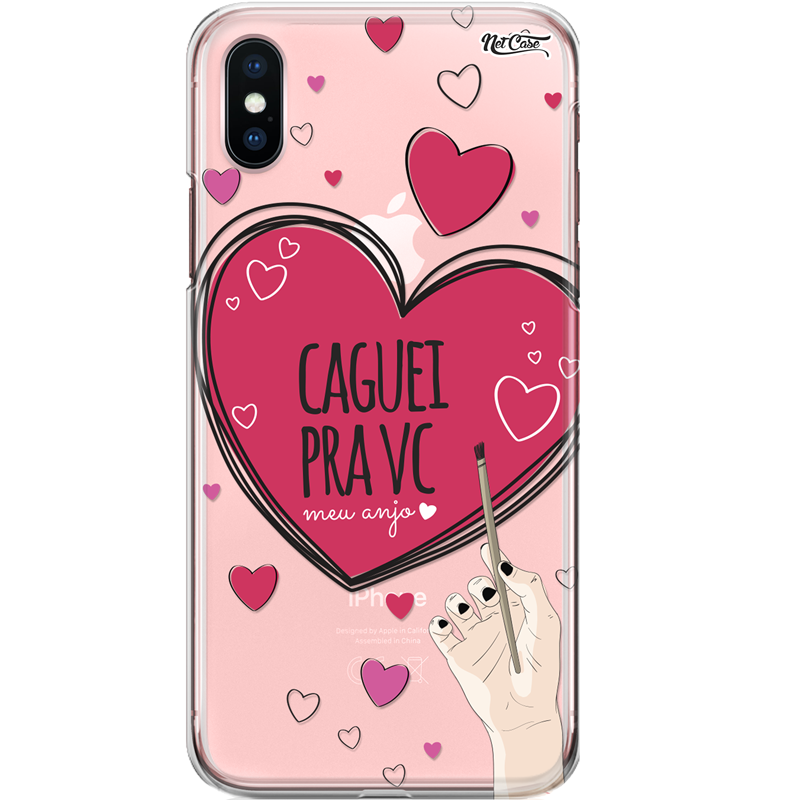 Capa Silicone NetCase Transparente C* pra Vc Meu Anjo S2