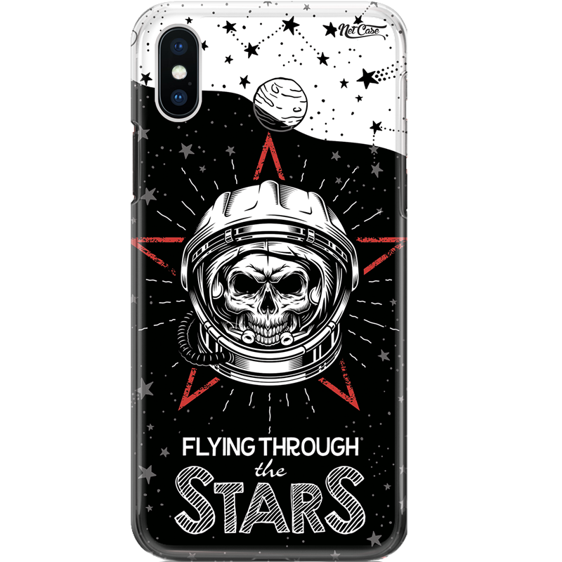 Capa Silicone NetCase Chapada Skull: Flying Through the Stars