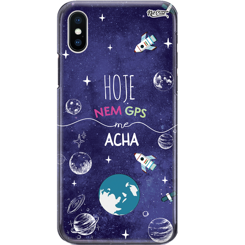 Capa Silicone NetCase Chapada Hoje Nem GPS Me Acha