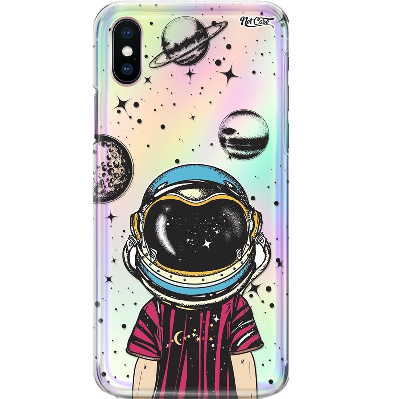 Capa Silicone NetCase Holográfica Boy in the Moon World