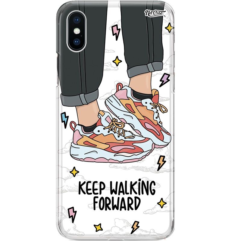 Capa Silicone NetCase Chapada Keep Walking Forward
