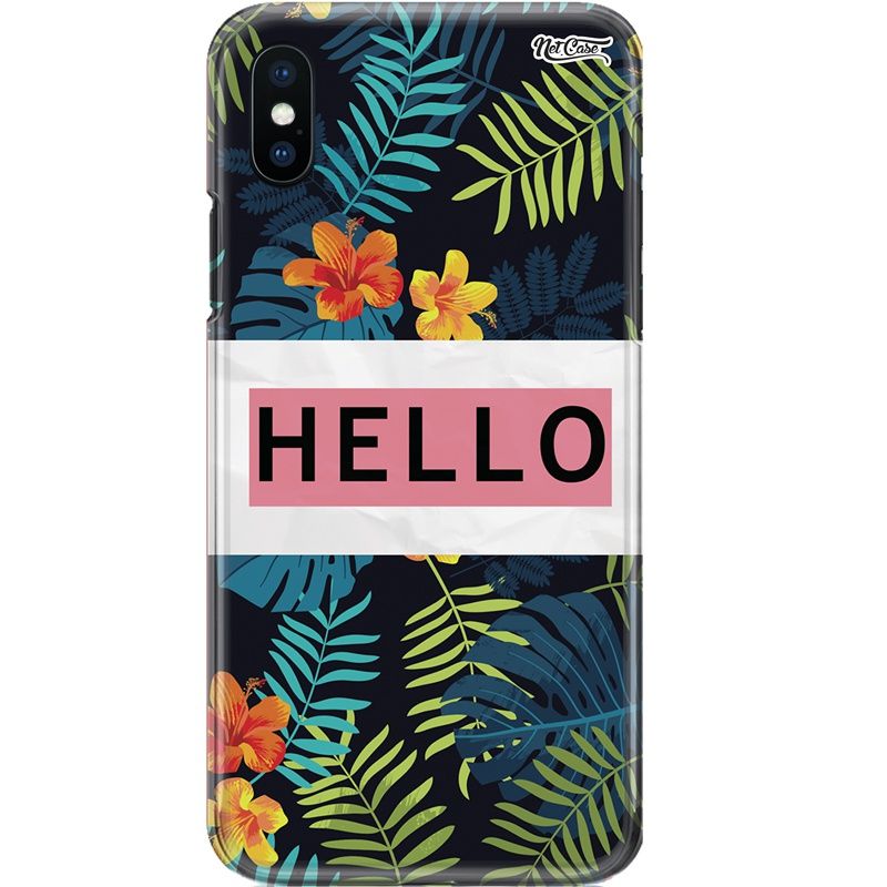 Capa Silicone NetCase Chapada Hello: Summer Flowers