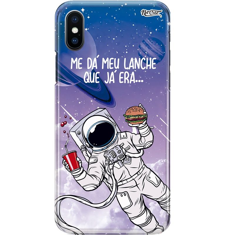 Capa Silicone NetCase Chapada Me Dá Meu Lanche que Já Era...