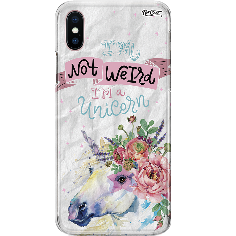 Capa Silicone NetCase Chapada I'M Not Weird, I'M a Unicorn