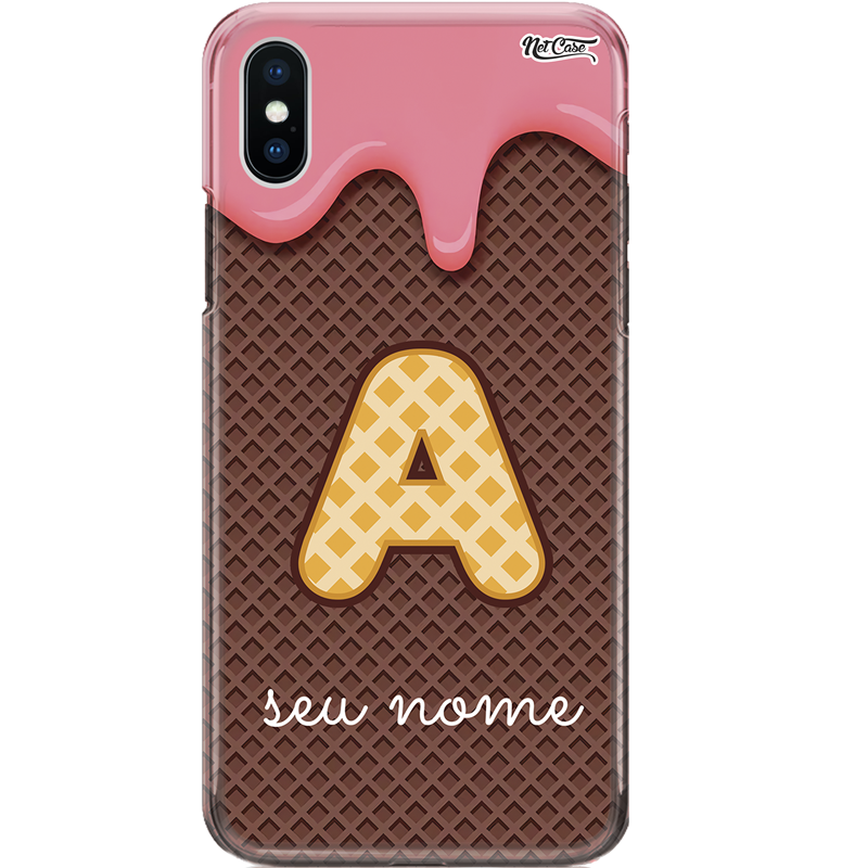 Capa Silicone NetCase Chapada Nome Ice Cream Cone