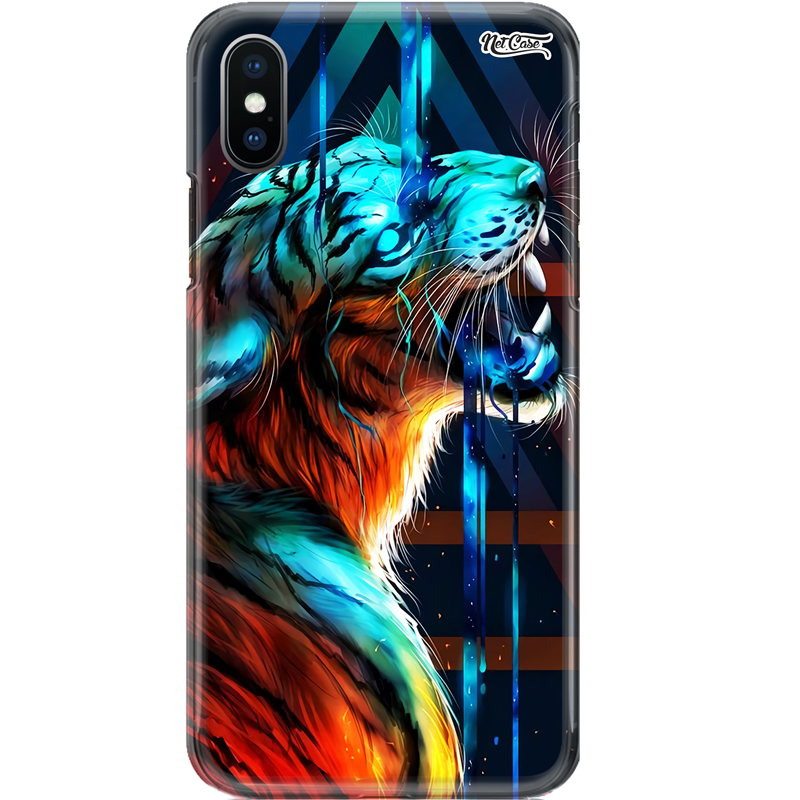 Capa Silicone NetCase Chapada Holographic Tiger
