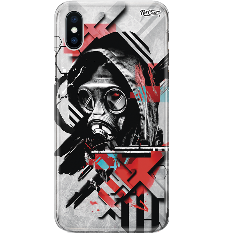Capa Silicone NetCase Chapada Man with Gas Mask