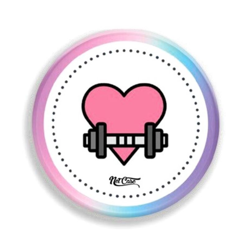 Suporte Pop Socket Netcase - Dumbbell Heart