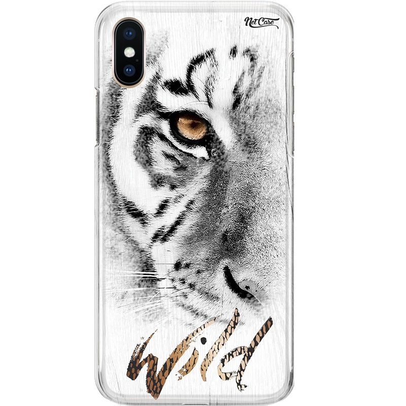 Capa Silicone NetCase Chapada Sketch Wild Tiger