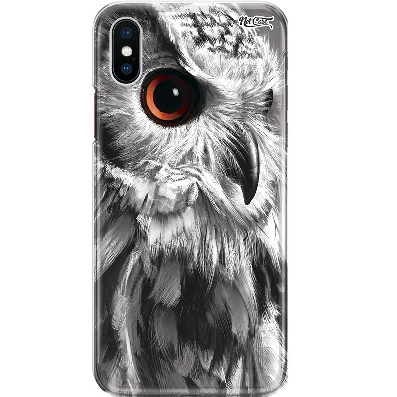 Capa Silicone NetCase Chapada Coruja 3D