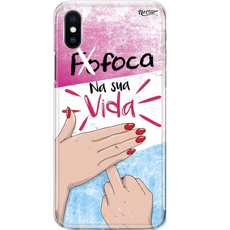 Capa Silicone NetCase Chapada Fofoca na Sua Vida