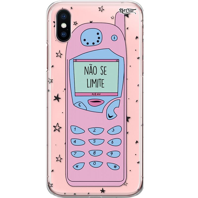 Capa Silicone NetCase Transparente Não Se Limite