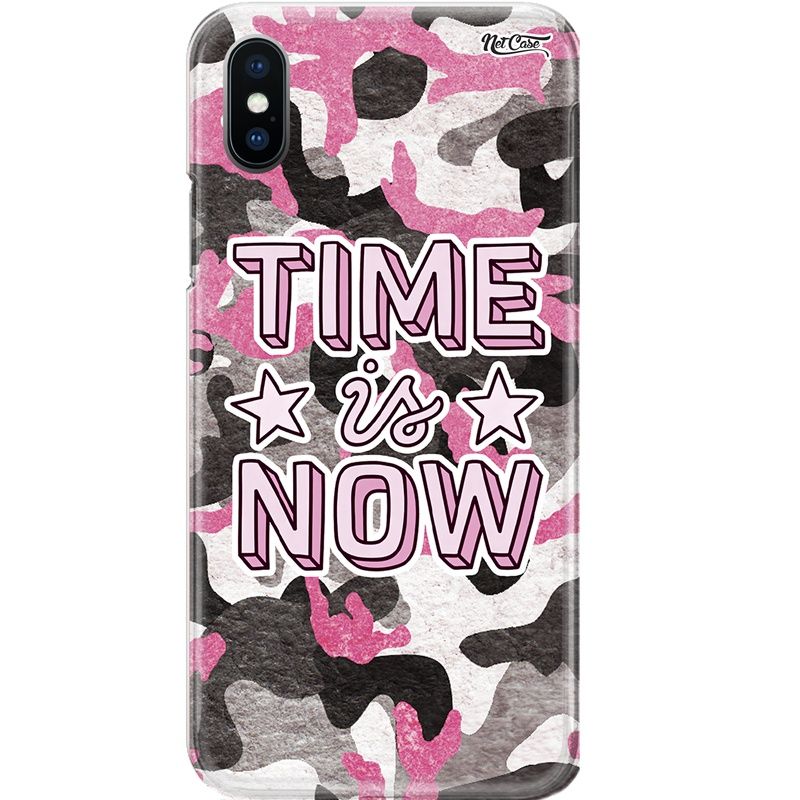 Capa Silicone NetCase Chapada Camuflada Time is Now