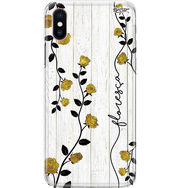 Capa Silicone NetCase Chapada Yellow Roses: Floresça