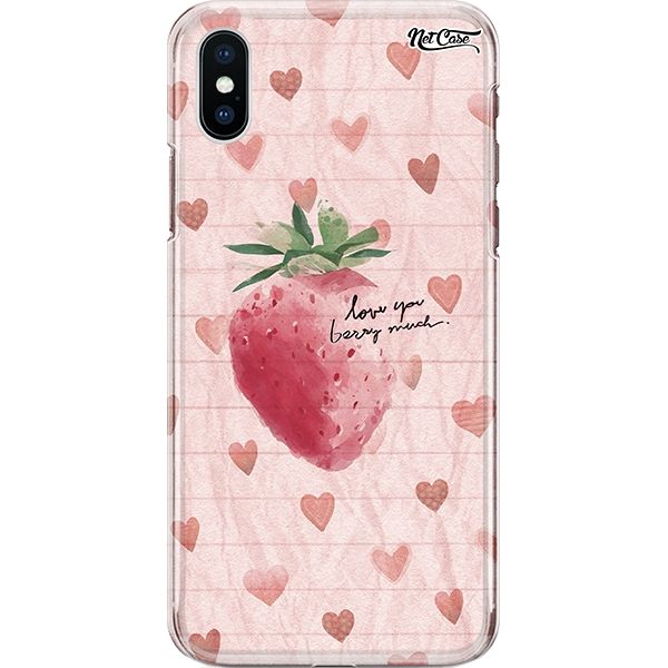 Capa Silicone NetCase Chapada Love You Berry Much.