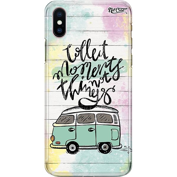 Capa Silicone NetCase Chapada Aquarela Collect Moments Not Things