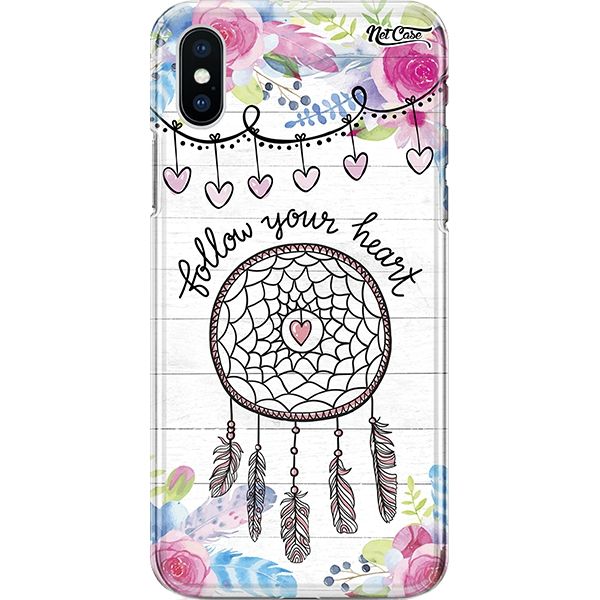 Capa Silicone NetCase Chapada Apanhador de Sonhos: Follow Your Heart
