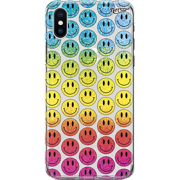 Capa Silicone NetCase Chapada Emojis Colors