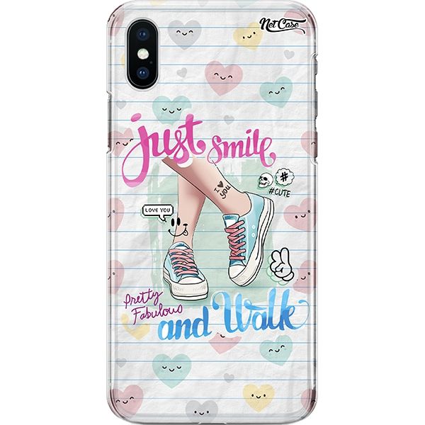 Capa Silicone NetCase Chapada Just Smile and Walk