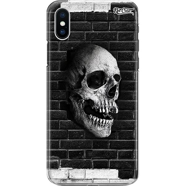 Capa Silicone NetCase Chapada Skull on the Wall