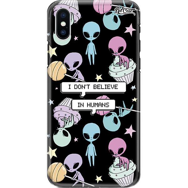 Capa Silicone NetCase Chapada Aliens: I Don't Believe in Humans