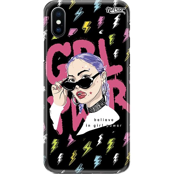 Capa Silicone NetCase Chapada GRL PWR: Believe in Girl Power