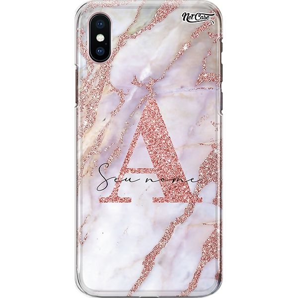 Capa Silicone NetCase Chapada Nome Marble Glow Effect