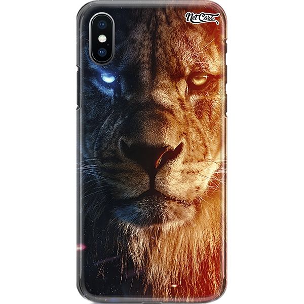 Capa Silicone NetCase Chapada Bright Lion Eye