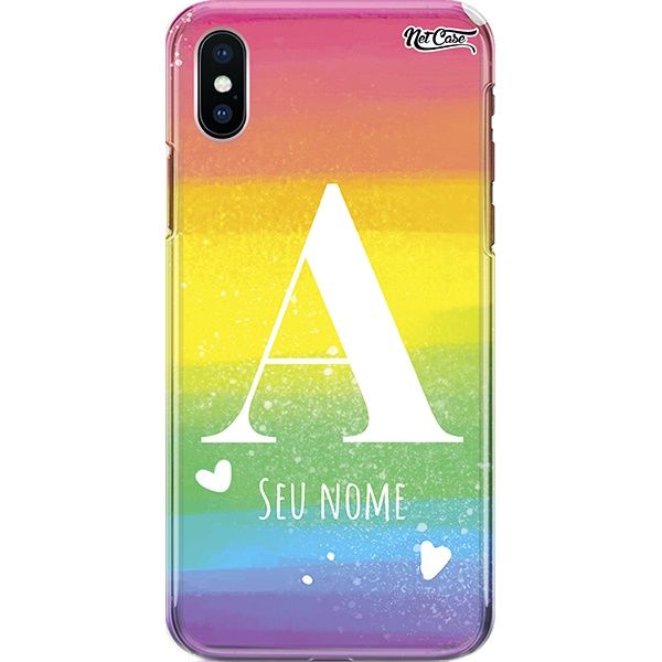 Capa Silicone NetCase Chapada Nome Arco Íris