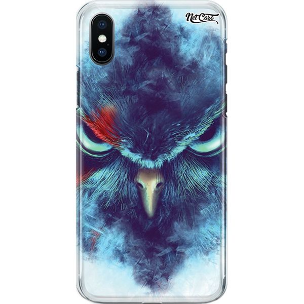 Capa Silicone NetCase Chapada Aquarela Owl