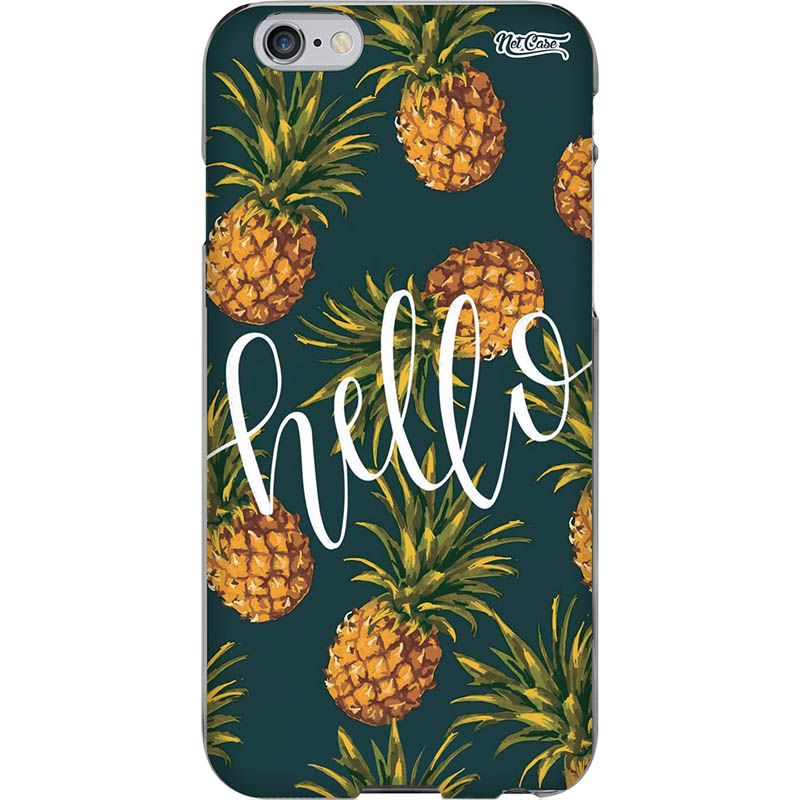 Capa Silicone NetCase Chapada Abacaxis Hello