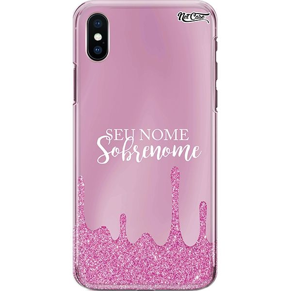 Capa Silicone NetCase Chapada Nome Bright Pink Effect