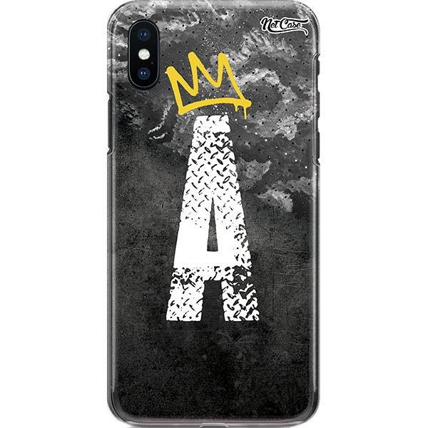 Capa Silicone NetCase Chapada Inicial Nome Crown