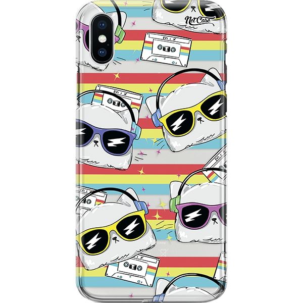 Capa Silicone NetCase Transparente Pets in Colored Glasses