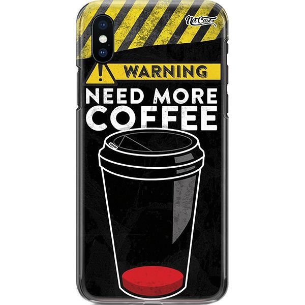 Capa Silicone NetCase Chapada Warning: Need More Coffee