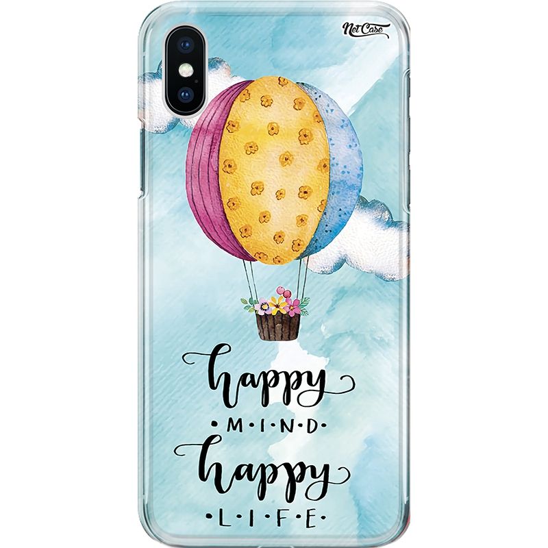 Capa Silicone NetCase Chapada Happy Mind, Happy Life