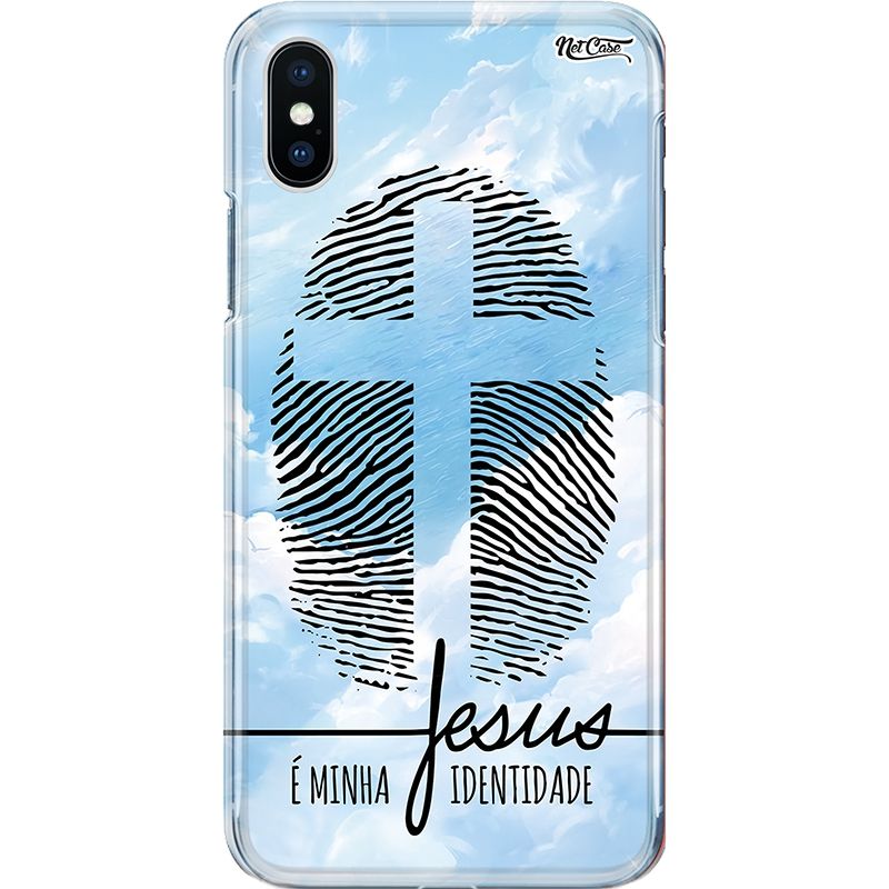 Capa Silicone NetCase Chapada Jesus É Minha Identidade