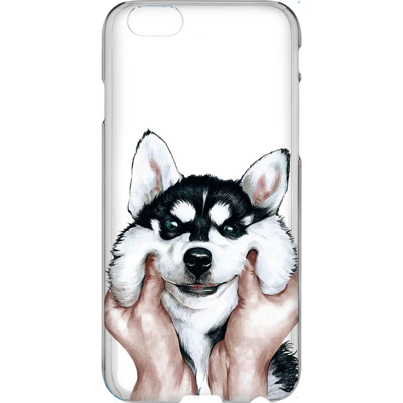 Capa Silicone NetCase Transparente Dog Smirk