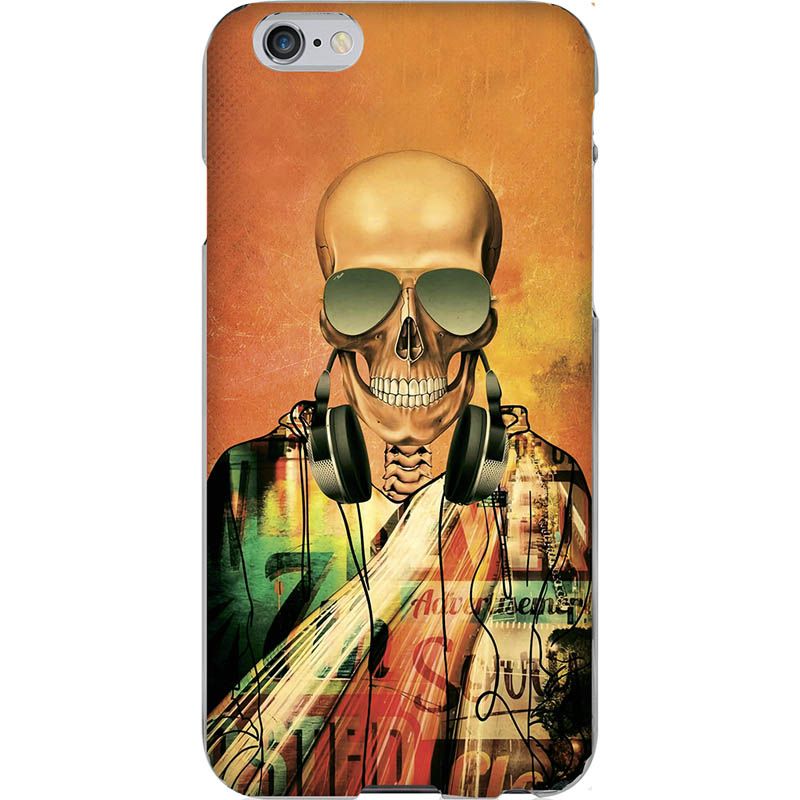 Capa Silicone NetCase Chapada Orange Skull