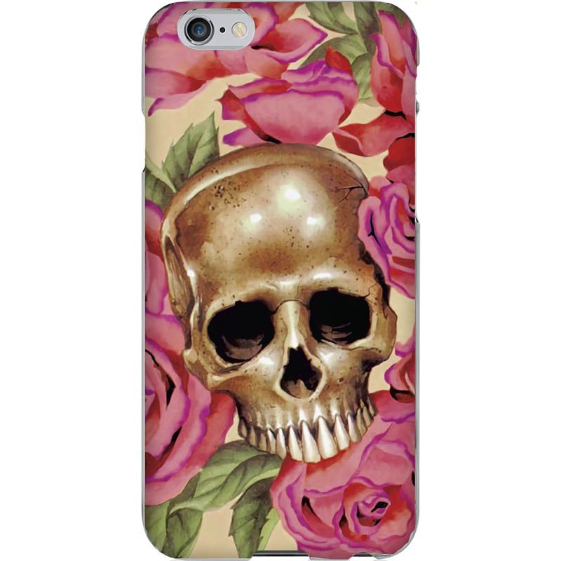 Capa Silicone NetCase Chapada Crânio Floral