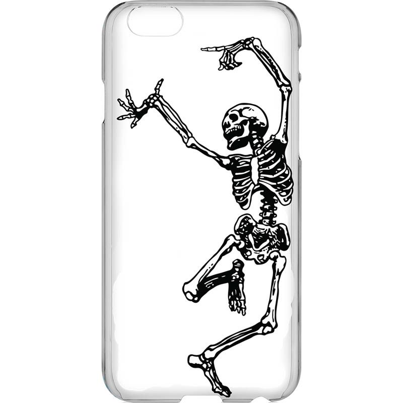 Capa Silicone NetCase Transparente Skeleton Dance