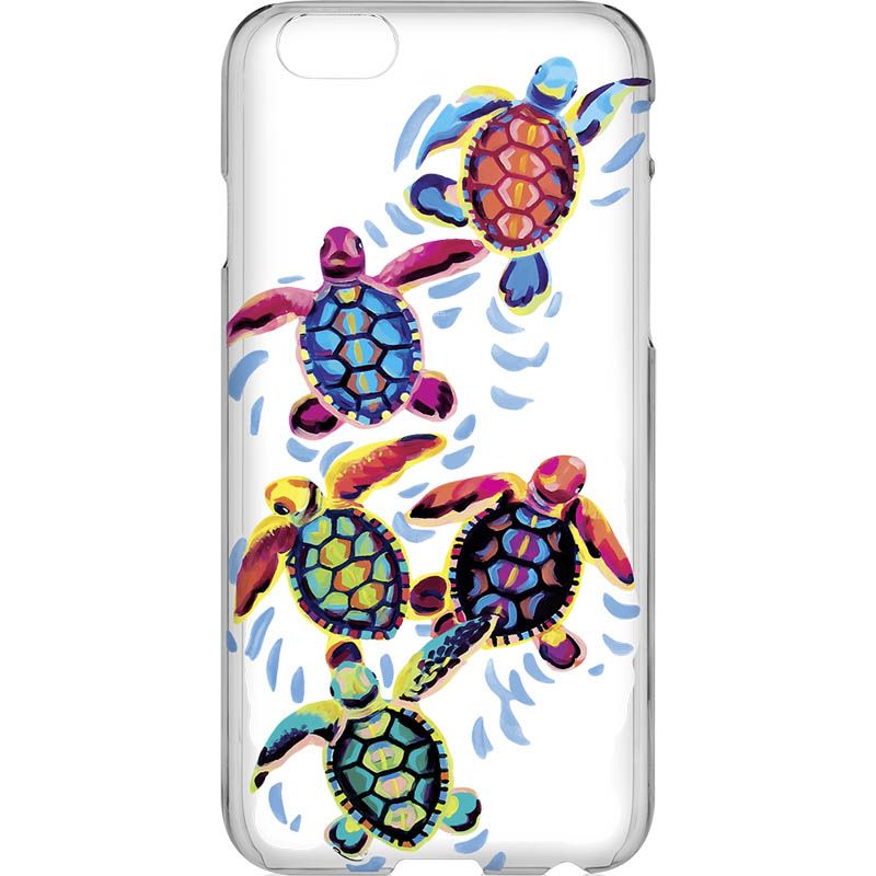 Capa Silicone NetCase Transparente Pintura Tartarugas