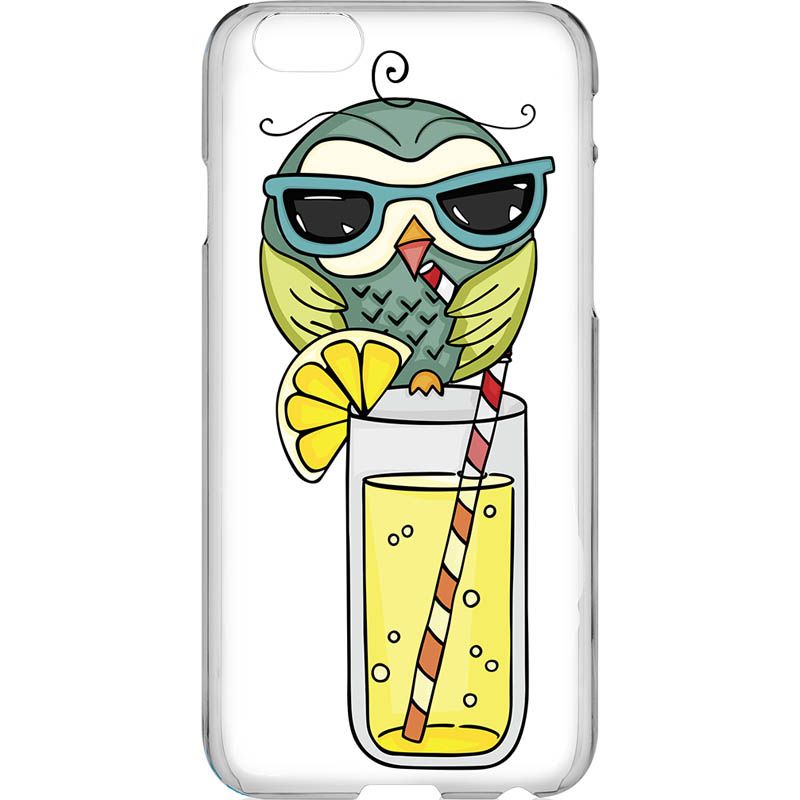 Capa Silicone NetCase Transparente Summer Owl