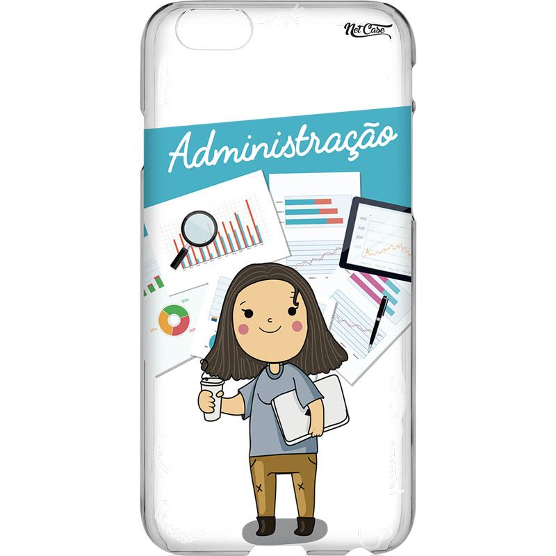 Capa Silicone NetCase Transparente Administração