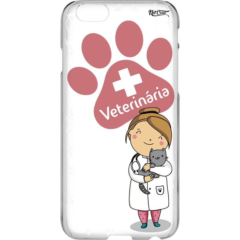 Capa Silicone NetCase Transparente Veterinária