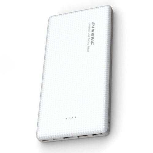 Bateria Extra Portátil Universal Power Bank Pineng 3 Usb - PN-917 - 20000mAh - Branco